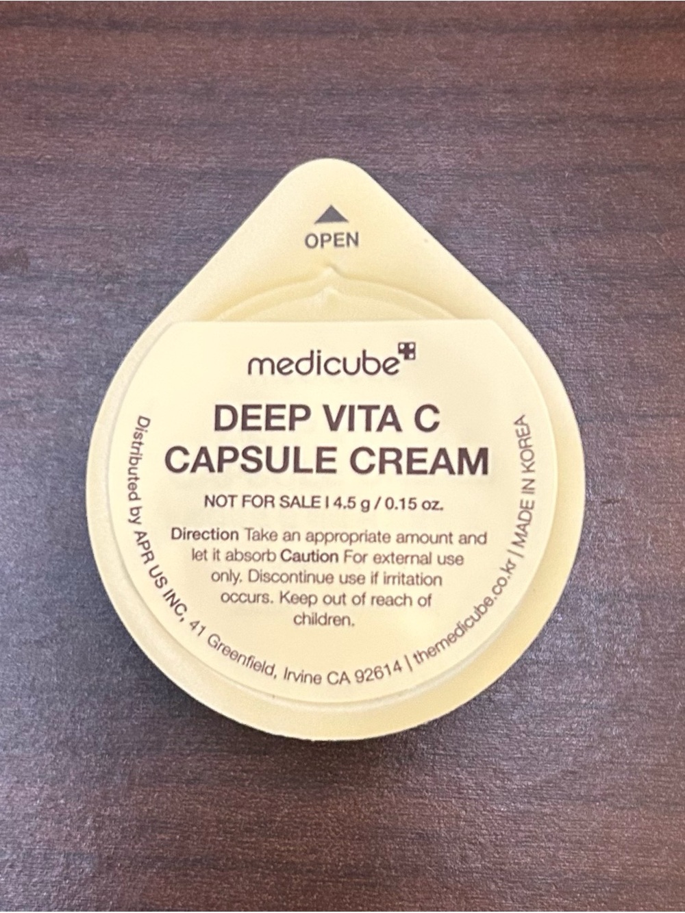 MediCube Deep Vita C Capsule Cream 4.5g Mini